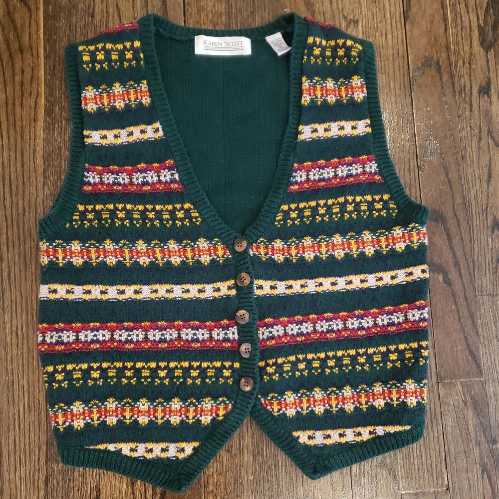 Ugly Christmas Sweater Cardigan,  Size S